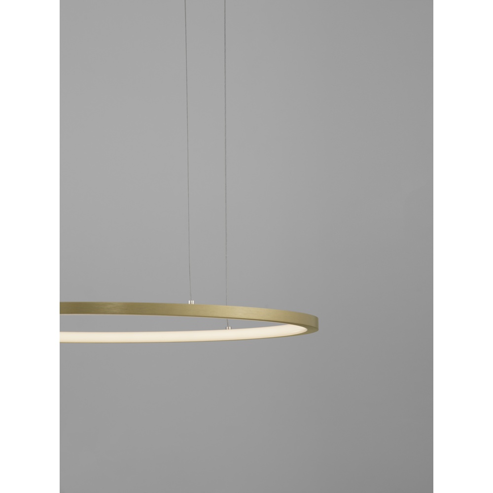 Ronde hanglamp Tarquin goud Ø 60cm Lyora 5212017438270