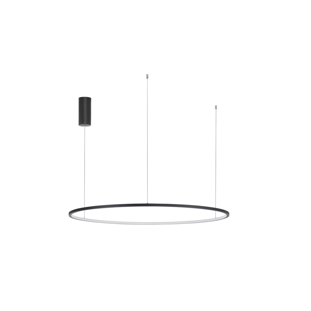 Ronde hanglamp Tarquin zwart Ø 100cm Lyora 5212017438348