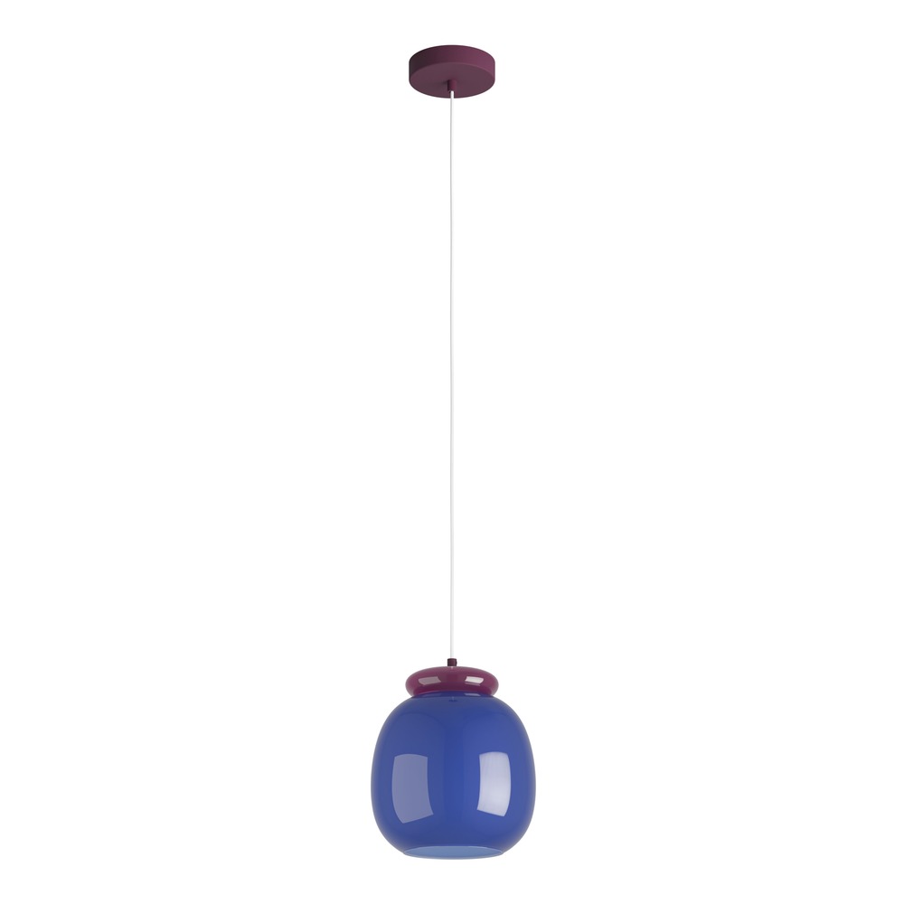 Lampe pendante de conception Berardelli bleu avec violet Ø 23cm Eglo 9008606404940