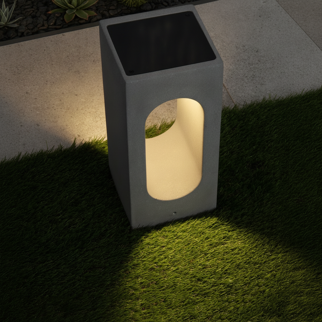 Lampe de jardin carrée Stage 35cm