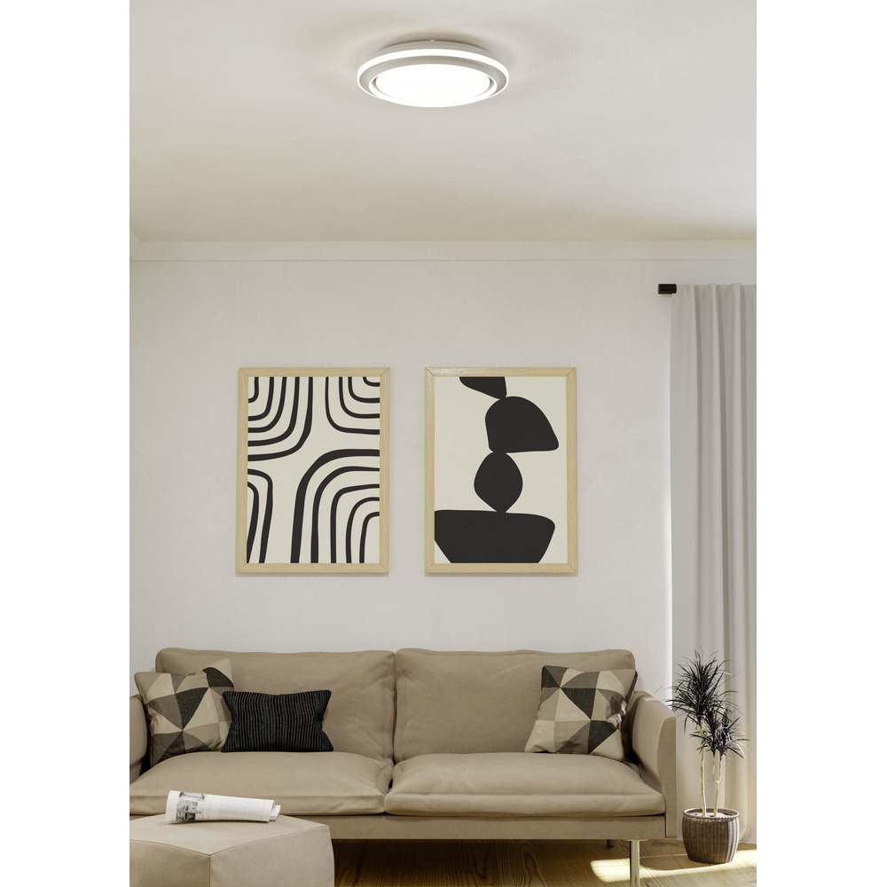 Lumière blanche de plafond Semovigo Ø 50cm Eglo 9008606391844