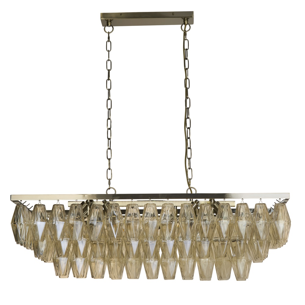 Lampe suspendue Alba Laiton ancien Searchlight 5,05342E+12