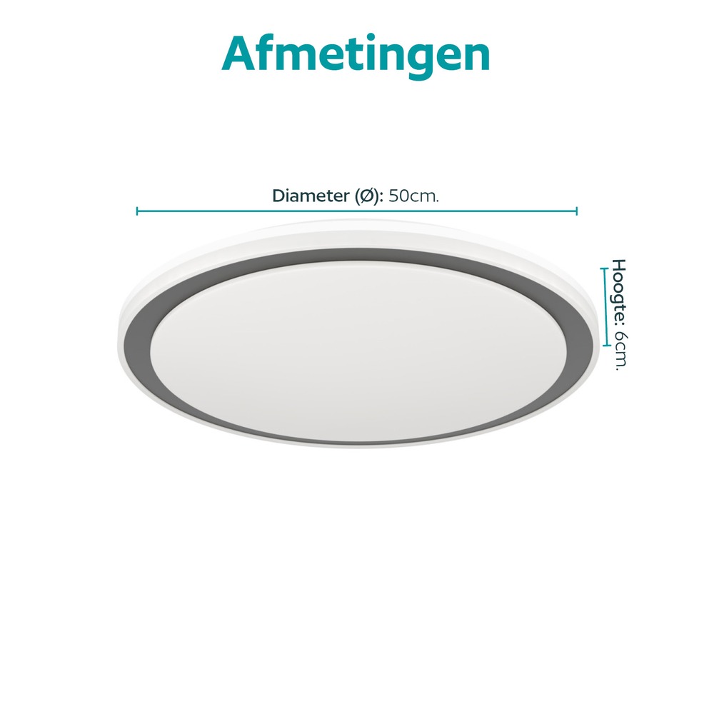 Conception de plafonds Semovigo Ø 50cm Eglo 9008606391868