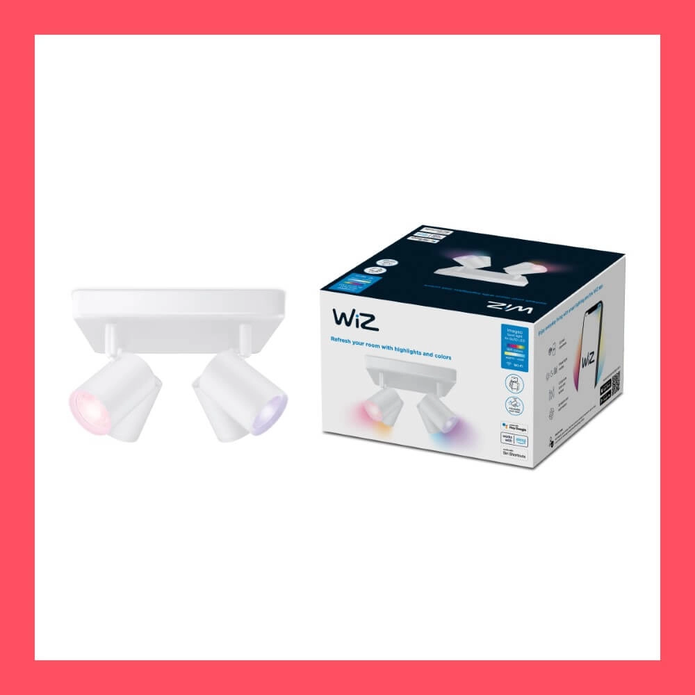 Spot en saillie 4 lumières Imageo intelligent - blanc WiZ 8719514554559