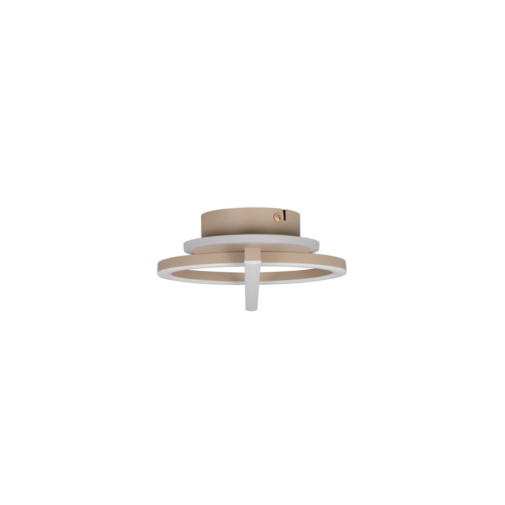 Lampe de plafond Welis Brun sable moderne Trio 4017807704440