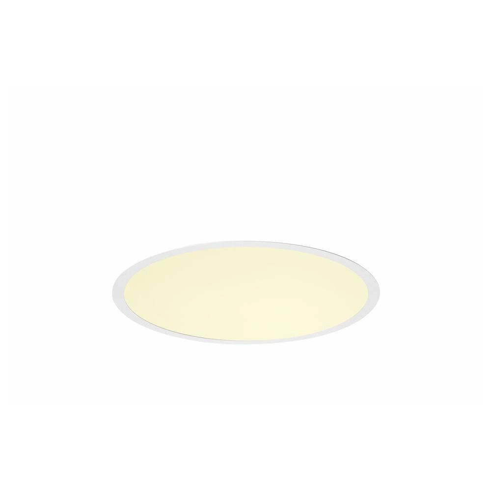 Plafonnier encastré Medo 40 blanc Ø 40cm avec cadre SLV 4024163297684
