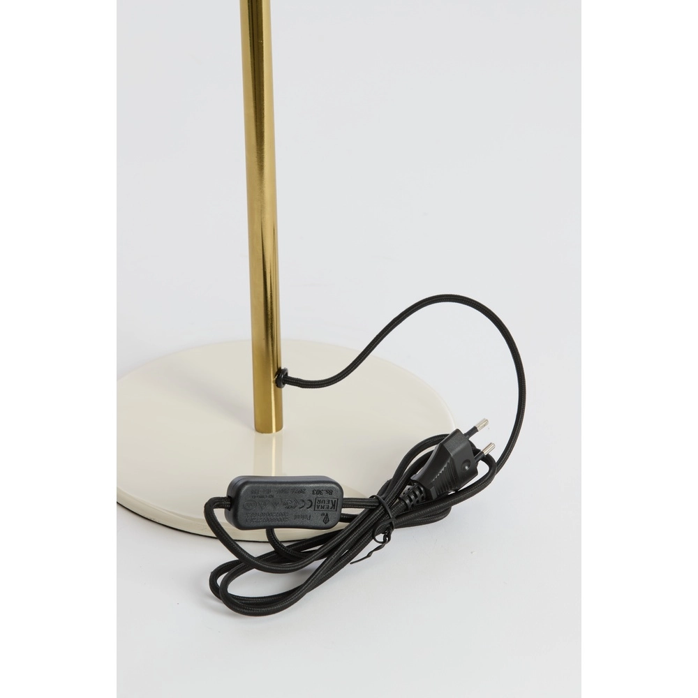 Lampe de table Surin Ø 26cm - crème brillante avec or Light & Living 8717807740979
