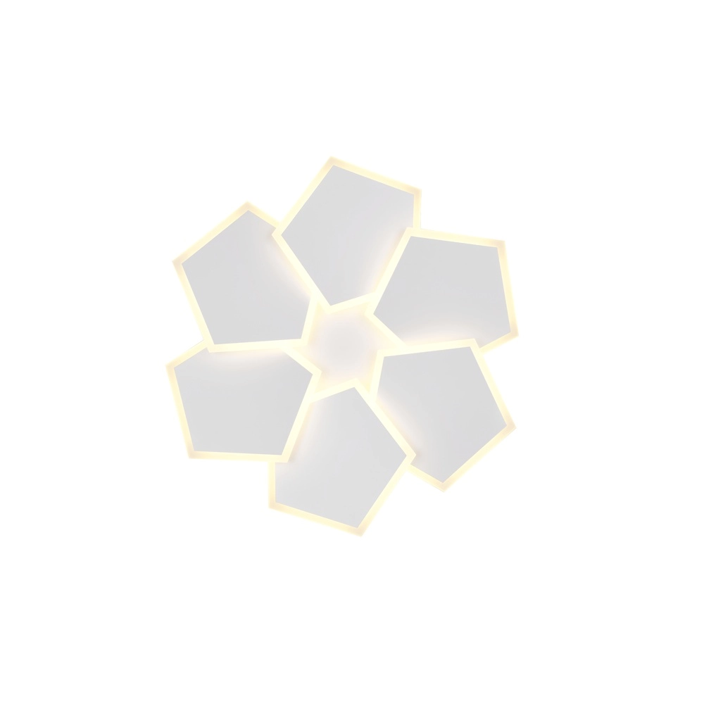 Lampe de plafond unique Zaya S blanc Trio 4017807684988
