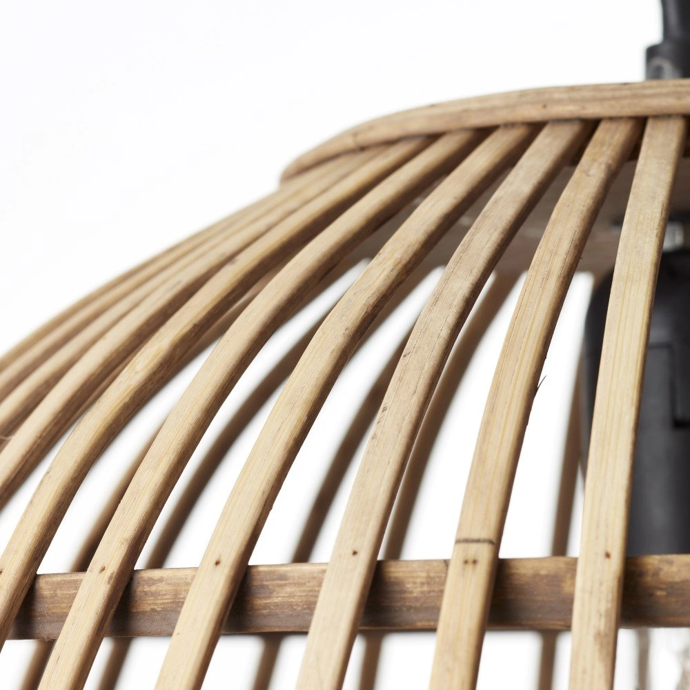 Lampe suspendue en rotin Padget Ø 42cm Brilliant 4004353351617