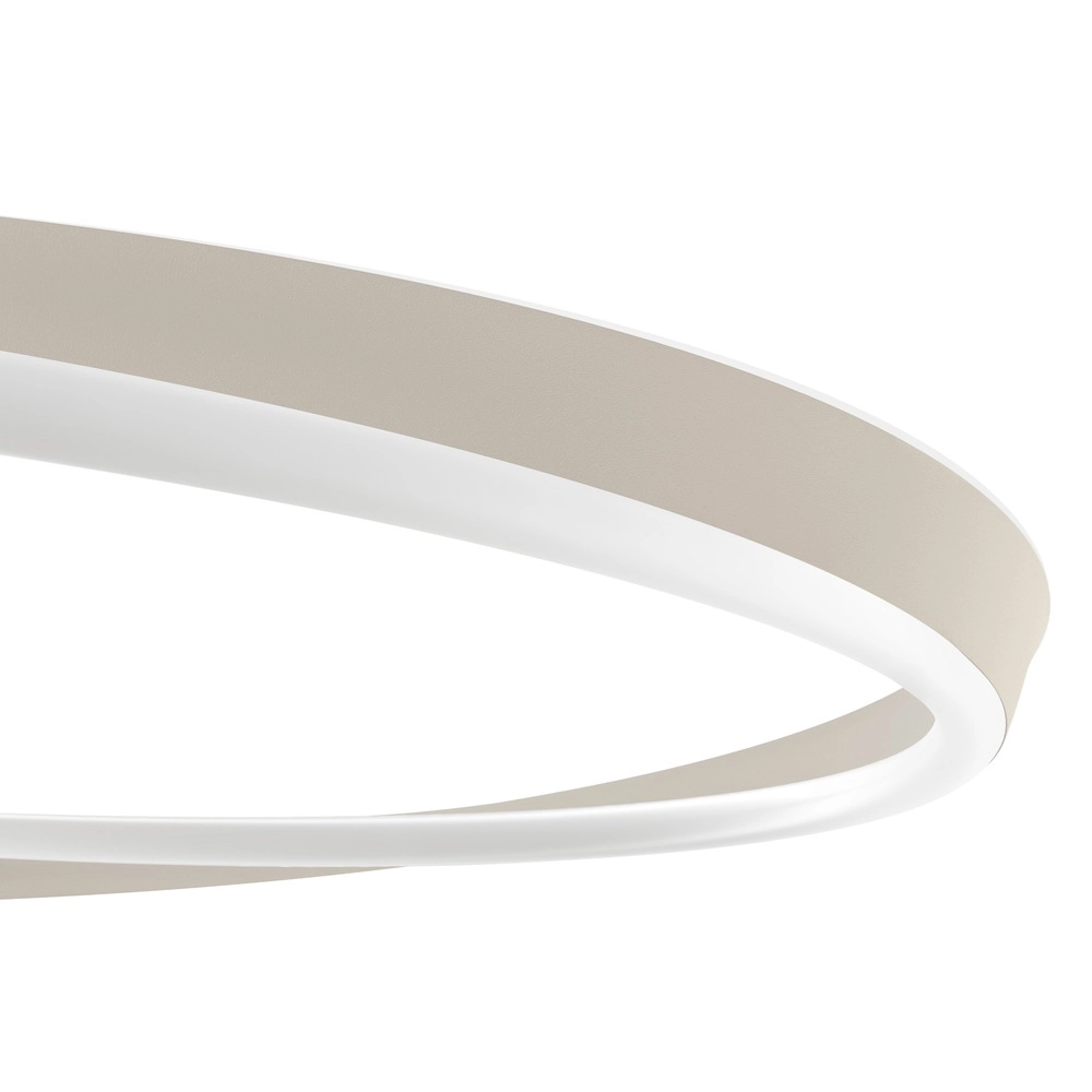 Lampe pendante de conception Camerota brun sable Ø 57cm Eglo 9008606391332