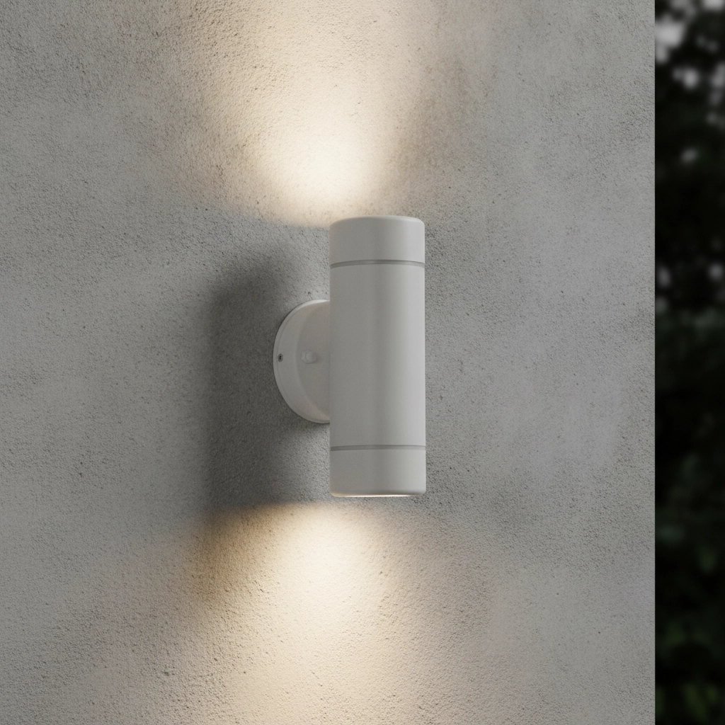 Projecteur rond Limbio De haut en bas blanc