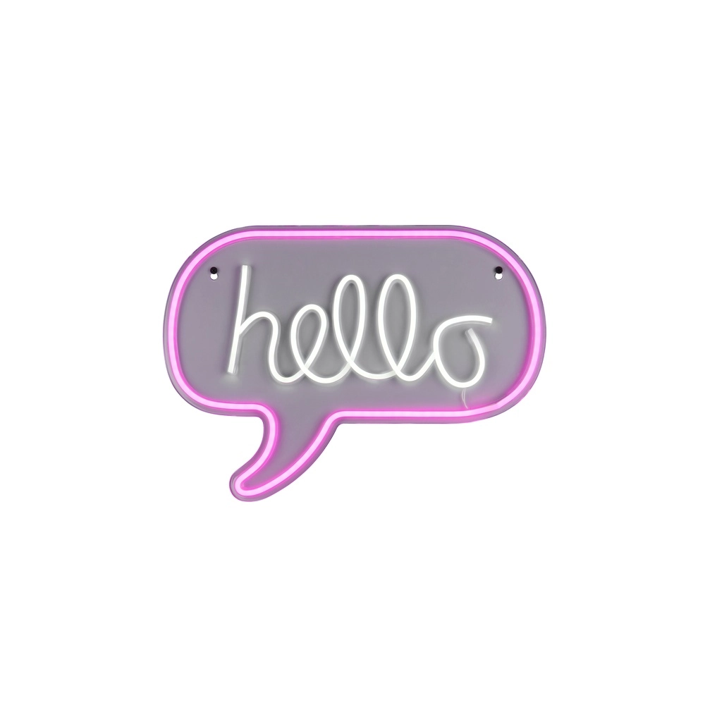 Applique murale néon Hello rose Trio 4017807657463