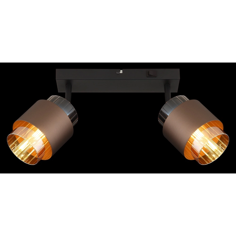Lampe de plafond à design Milley 2-noir clair Globo 9007371583348