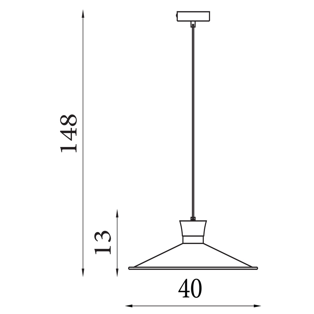 Suspension noire Balham concevoir Searchlight 5053423306865