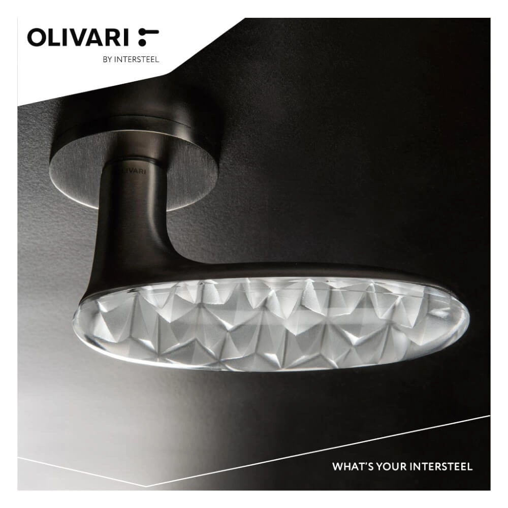 Poignée Crystal Diamond anthracite Olivari 8714186503621