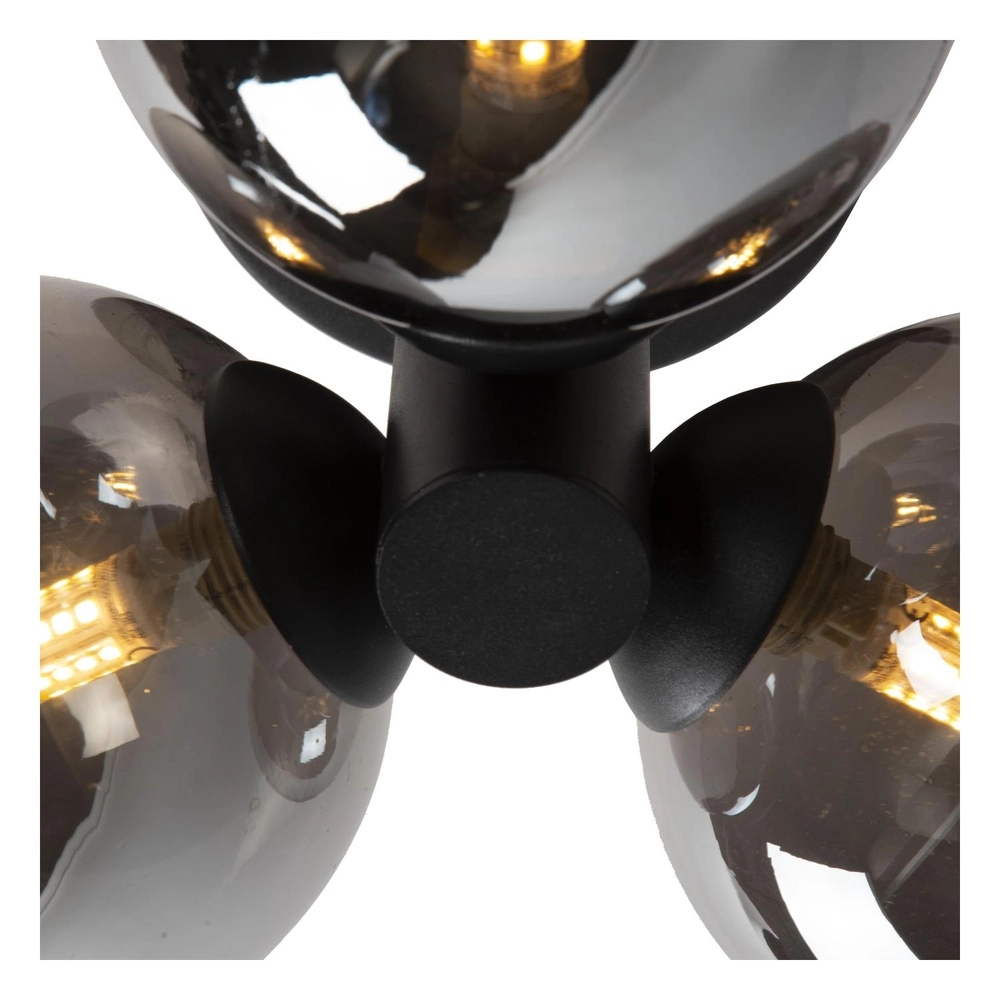 Lampe de plafond Trudy 3 lumières noires Lucide 5411212741028