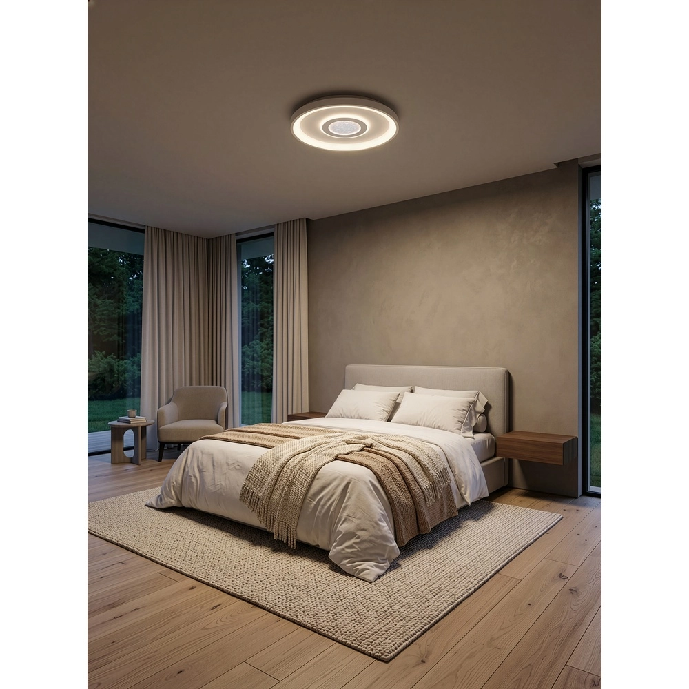 Lampe de plafond Nexalo Blanc rond Trio 4017807703764