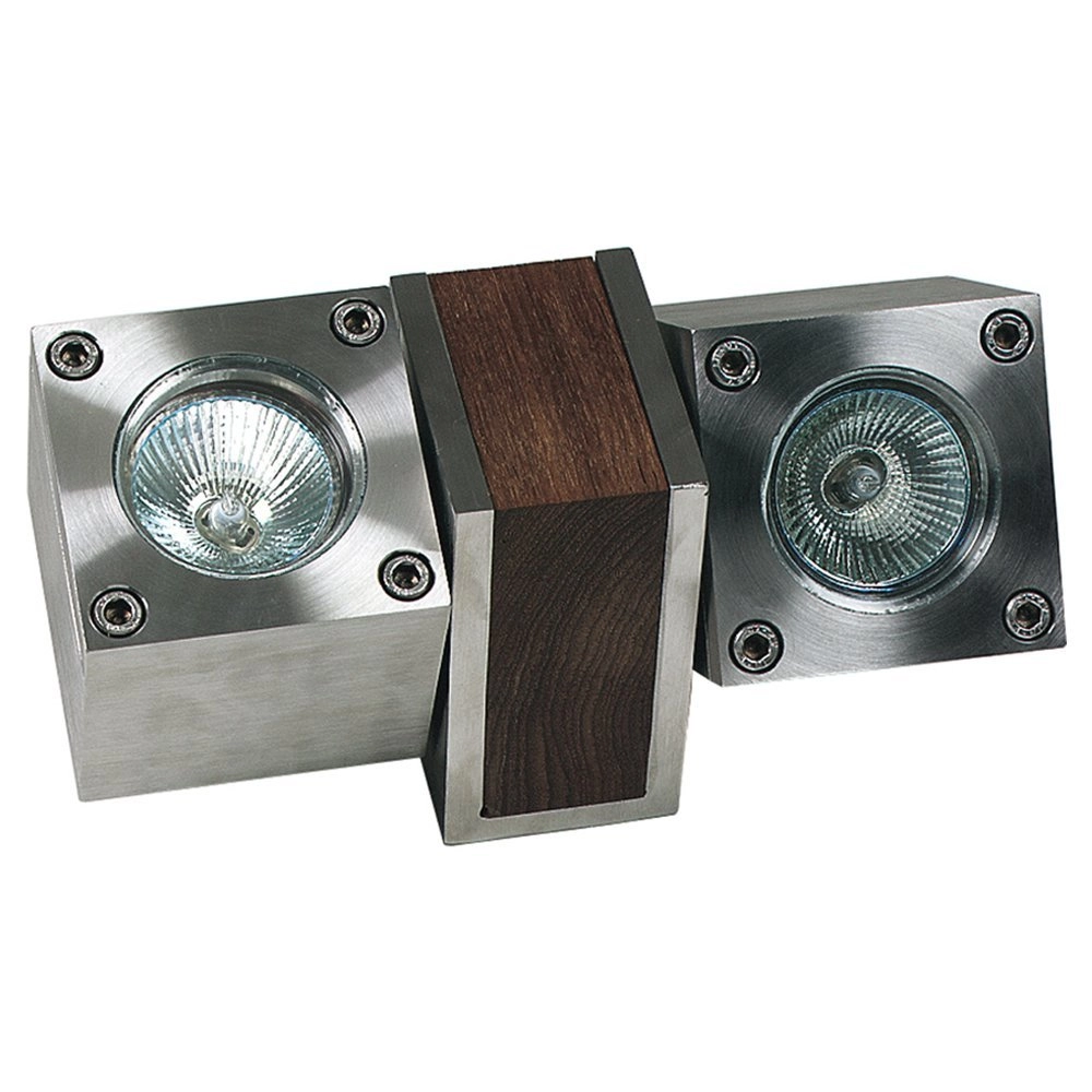 Spot de jardin Q-Bic Teak Rural