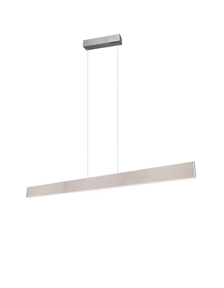 Lampe suspendue de bureau LED Galway 150cm - Acier inoxydable