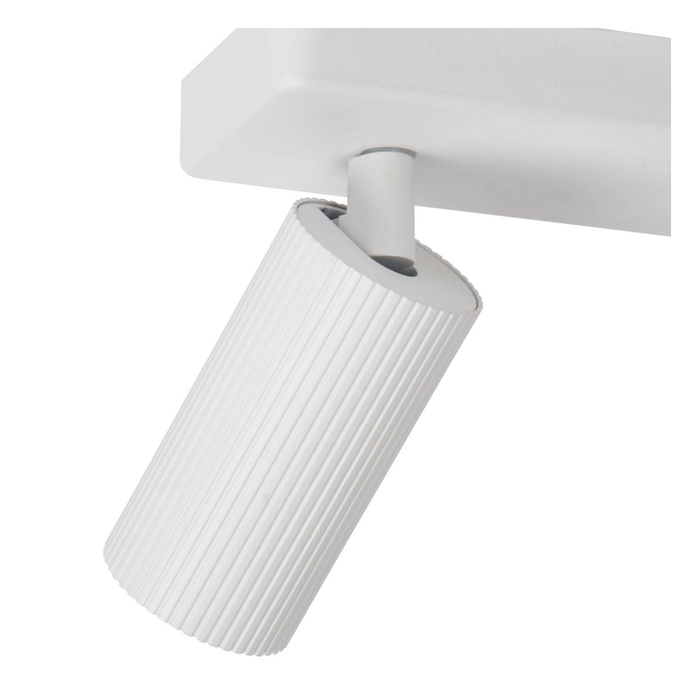 Emplacement de plafond monté en surface Clubs Blanc à deux lumières Lucide 5411212093516
