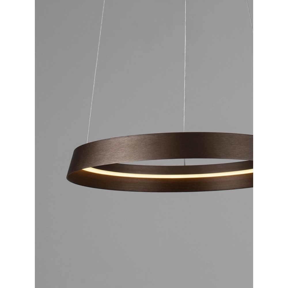 Suspension design Ormi Ø 45cm marron café Lyora 5212017470379