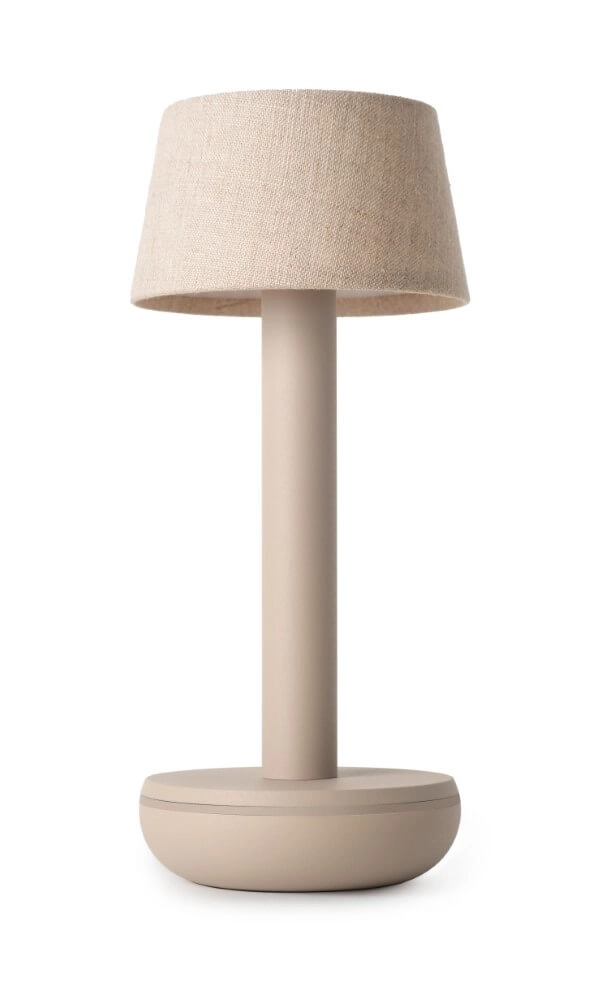 Lampe de table rechargeable Two Beige linnen Lampe de table rechargeable Two Beige linnen