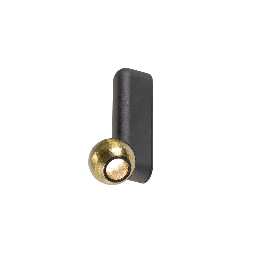 Plafonnier Dysko noir avec or simple SLV 4024163317245