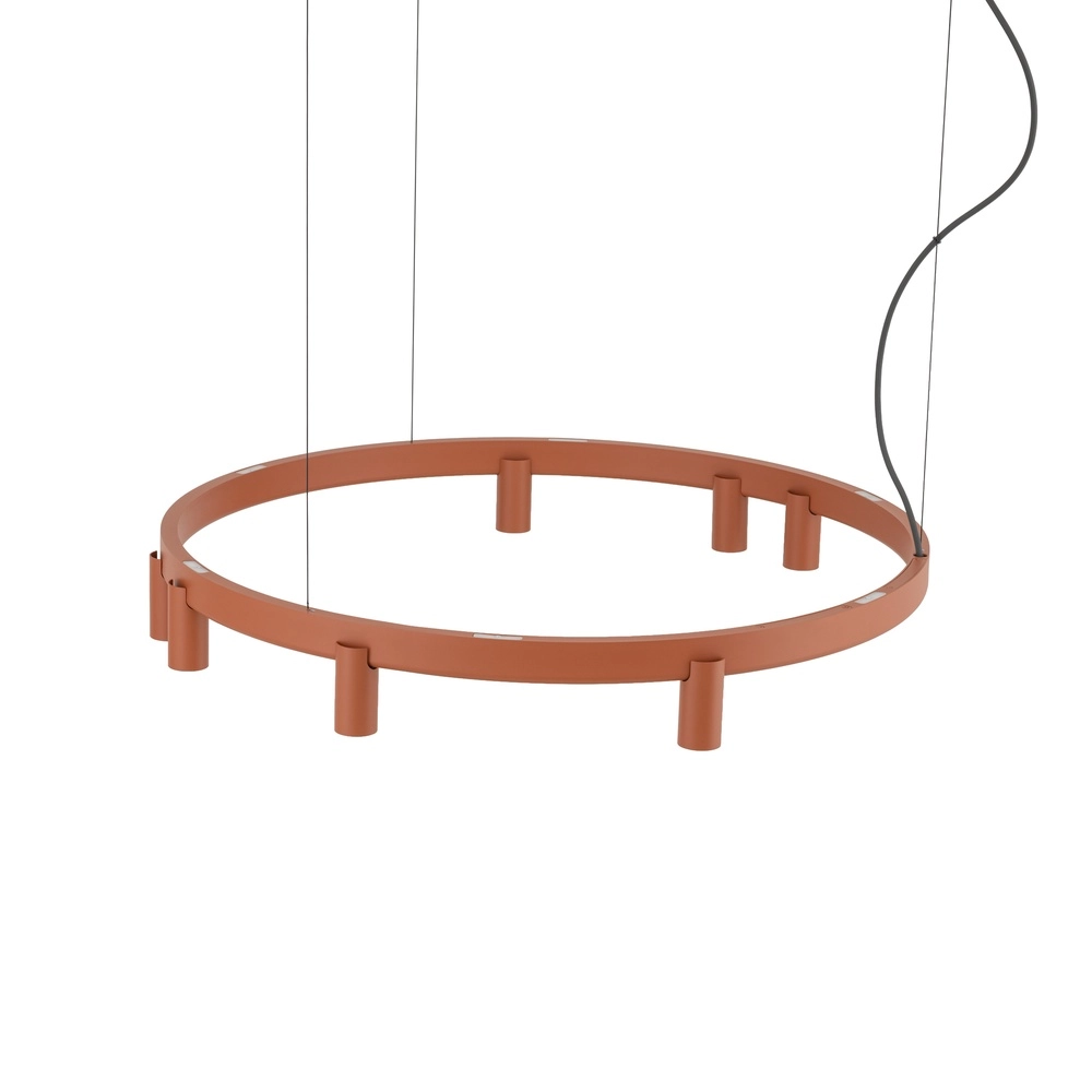 Lampe pendante de conception Fourty terre cuite Ø 80cm Lyora 5903139124188