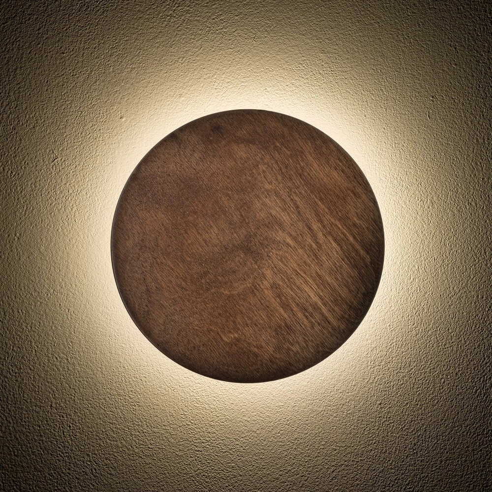 Applique murale Ring Timber M Bois LED Lyora 5903139112901