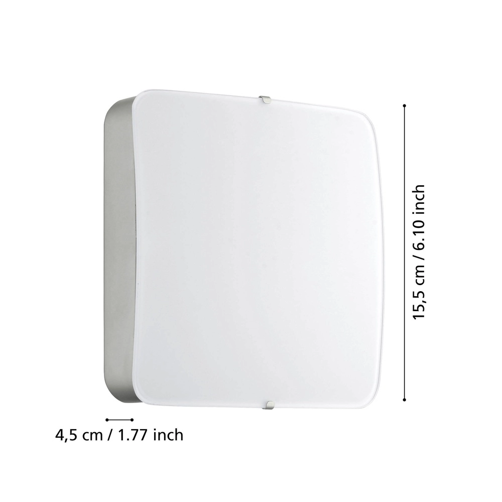 Lampe murale Cupella nickel Eglo 9002759959678