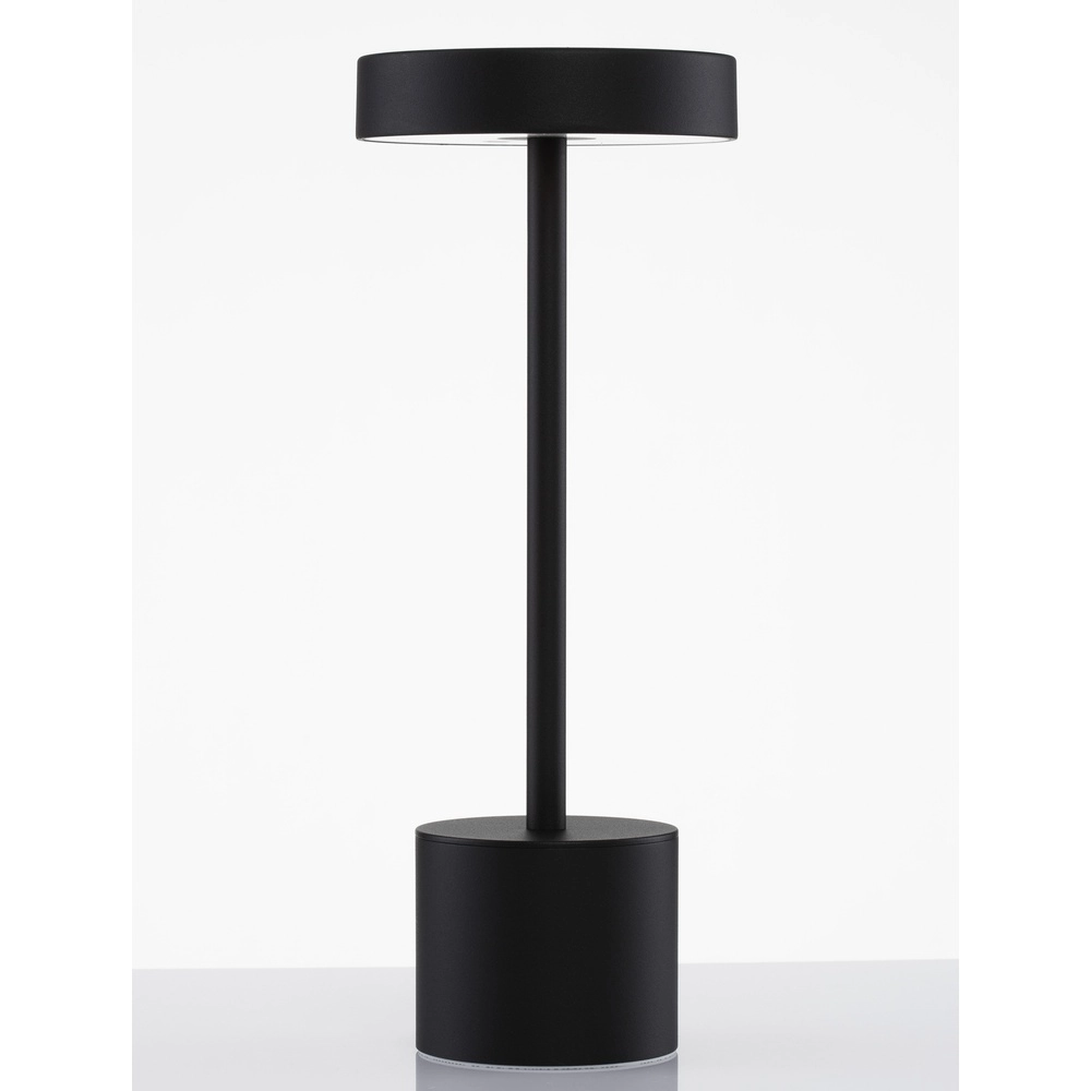 Lampe de table design Fumo Noir rechargeable Lyora 5212017434753