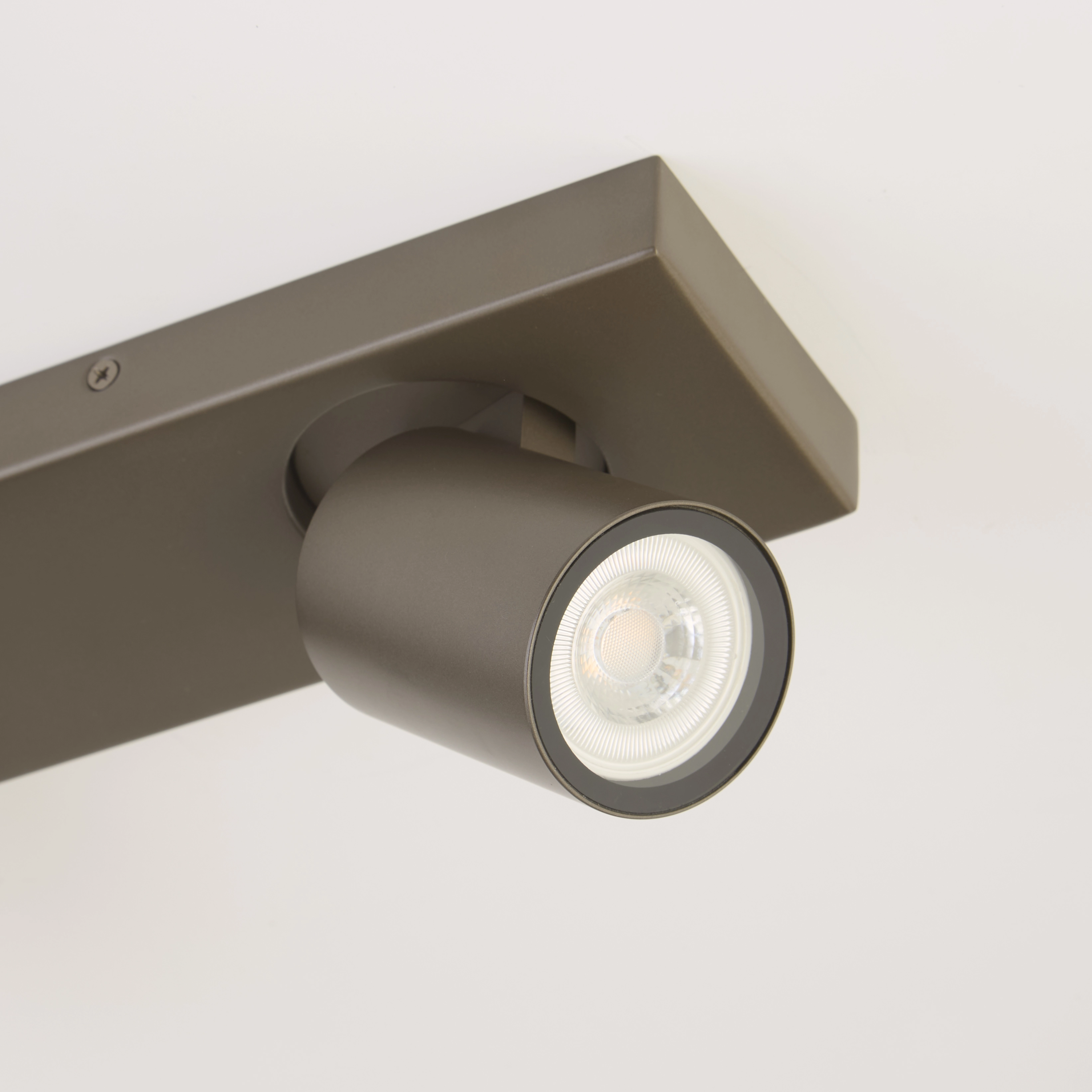 Lampe de plafond Selene 3 bronze rectangulaire Lyora 5053423314457