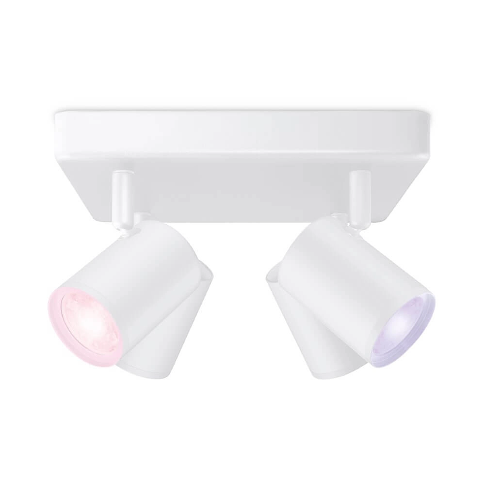 Spot en saillie 4 lumières Imageo intelligent - blanc Spot en saillie 4 lumières Imageo intelligent - blanc