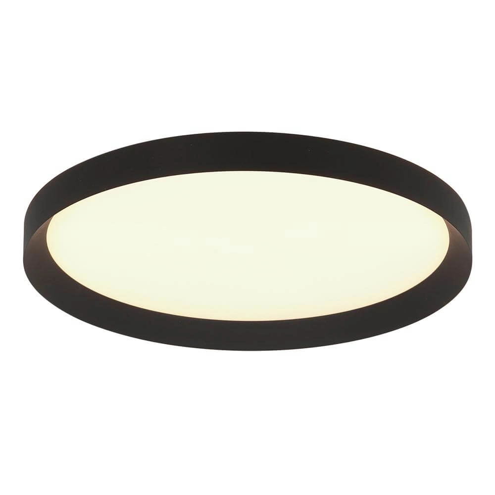 Plafonnier élégant Flady noir Ø 50cm Plafonnier élégant Flady noir Ø 50cm