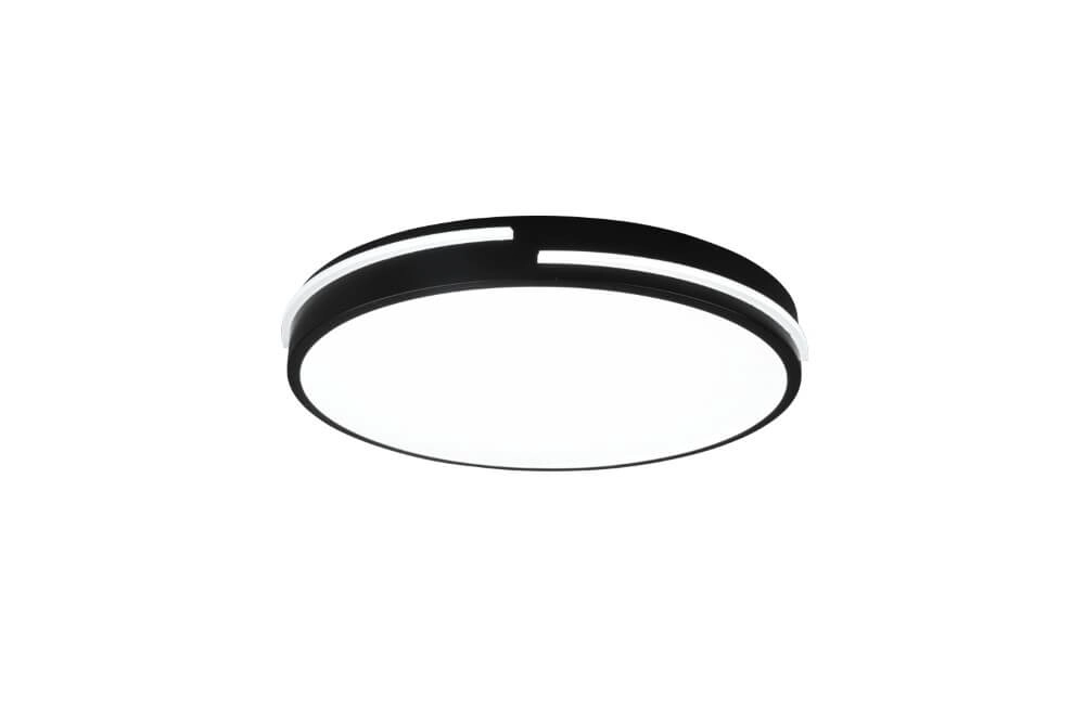 Plafonnier Tacoma 40 cm noir Trio 4017807503500