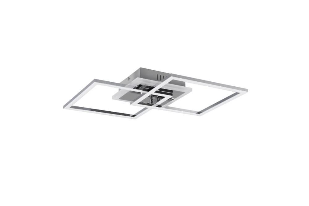 Plafonnier LED Venida intensité variable, 2 lumières, chrome Trio 4017807521931