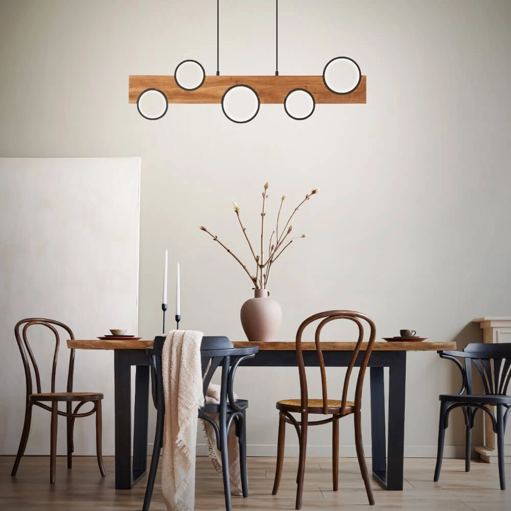Lampe suspendue Cheesy bois Brilliant 4004353429644