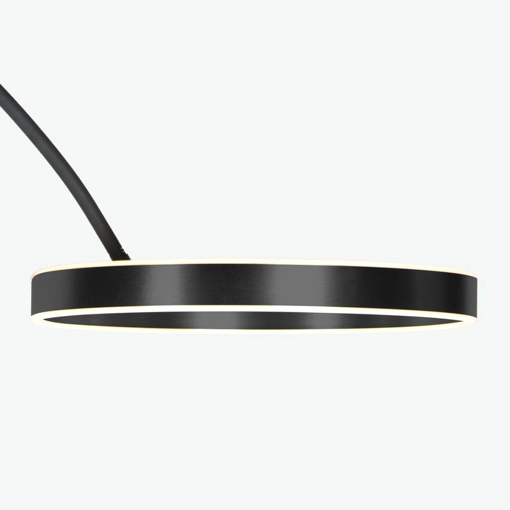 Lampe à arc moderne Luna-Arc Noir Steinhauer 8712746180190