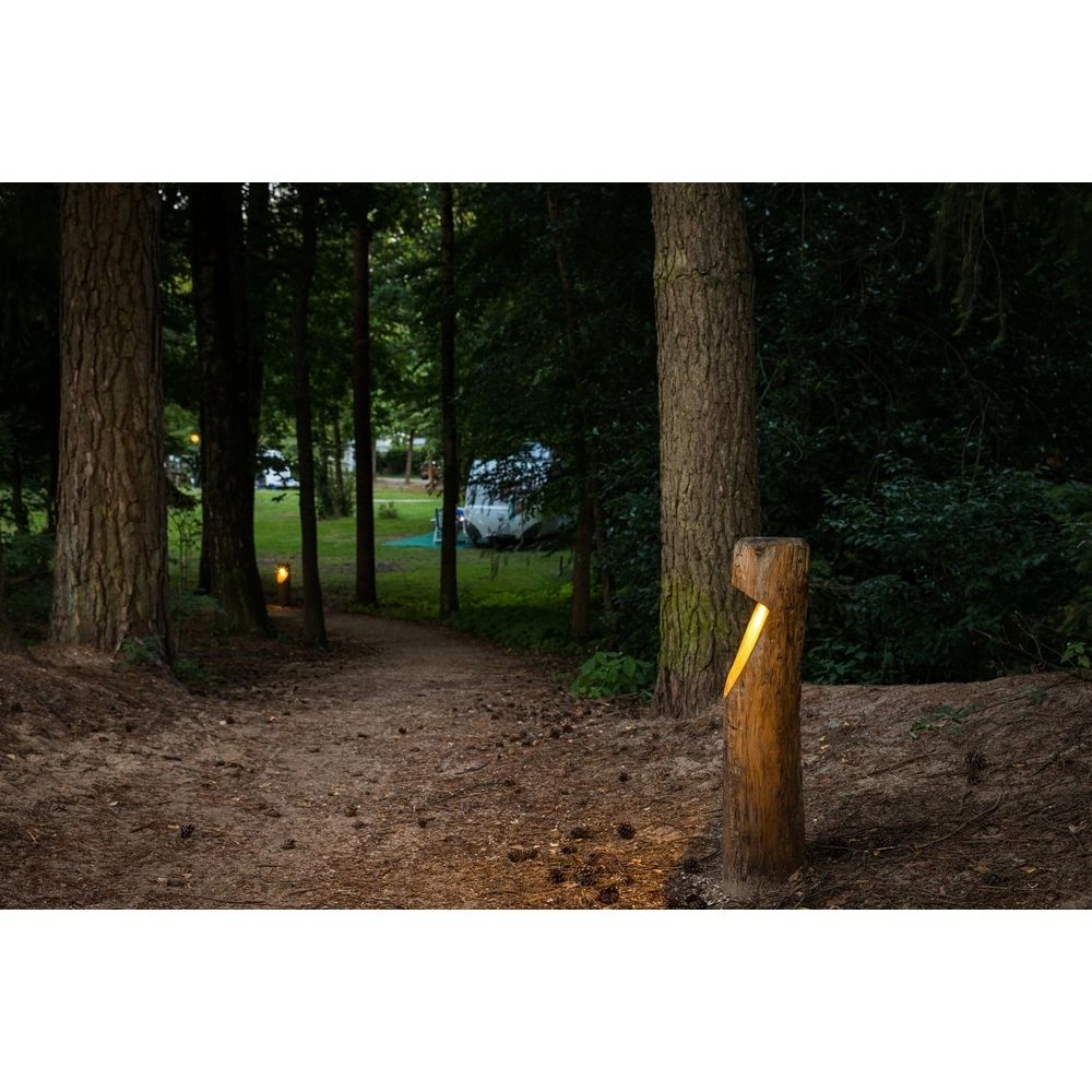 Éclairage de chemin en bois Bosco Châtaignier - 65 cm - 2700 000 km Timberlab 8716803513709