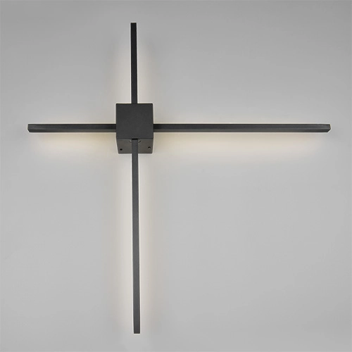 Lampe murale moderne Cassino noir 67,5 cm Trio 4017807683202