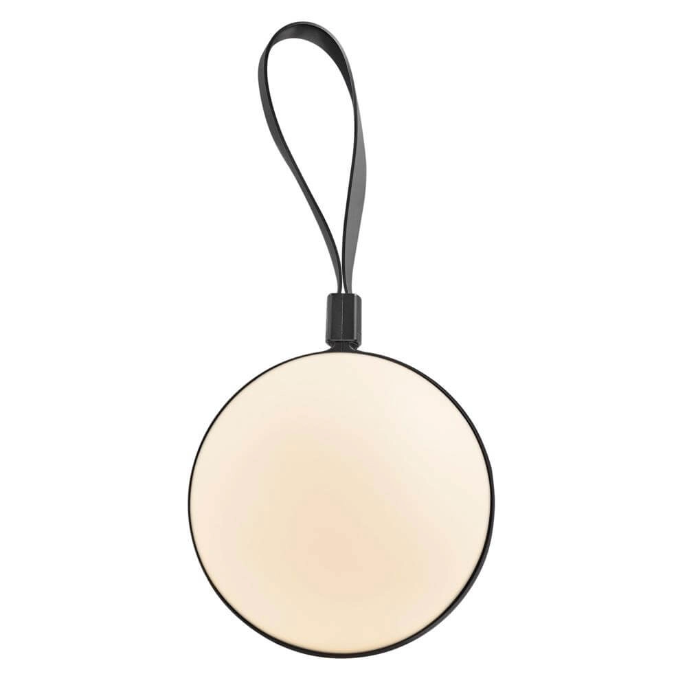 Lampe de table élégante Bring To-Go noir Ø 12cm Nordlux 5704924010545