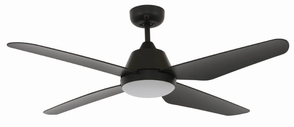 Ventilateur de plafond avec lampe Aria Led Ø 122cm noir IP55