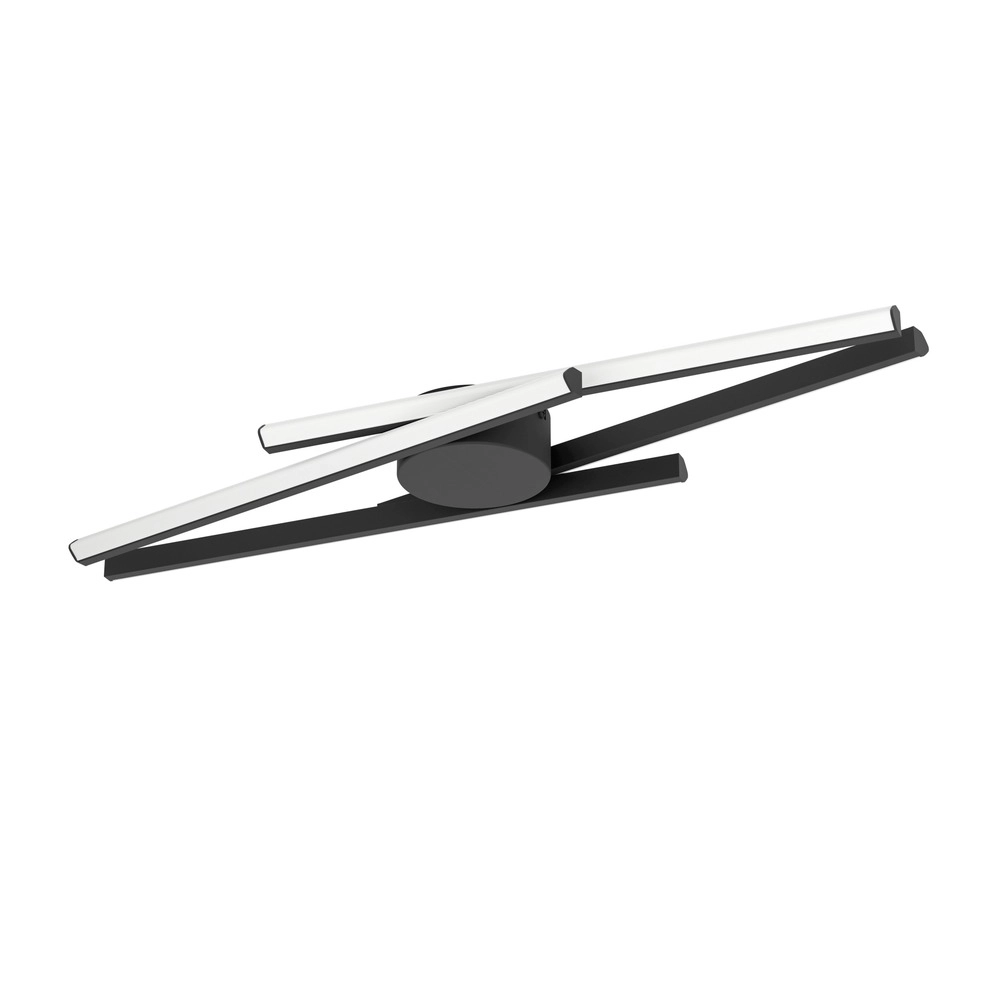 Lampe de plafond à design Pradilla Noir