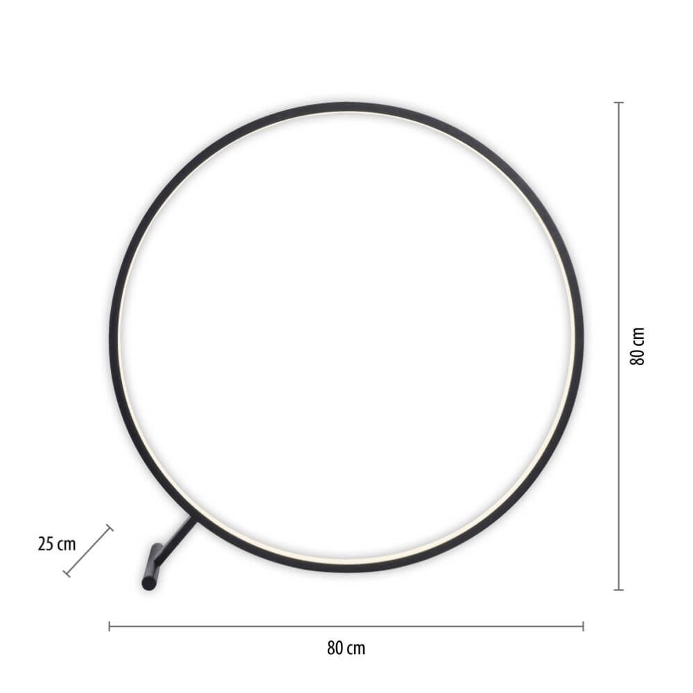 Lampadaire Hula design unique Ø 80cm Paul Neuhaus 4012248373316
