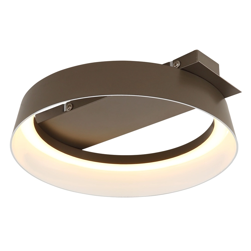 Lampe de plafond élégante Syrakus Café brun