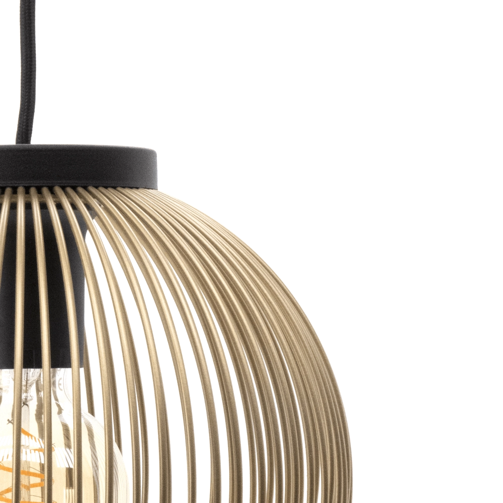 Lampe suspendue dorée Venezuela Ø 23,5 cm Eglo 9008606242788