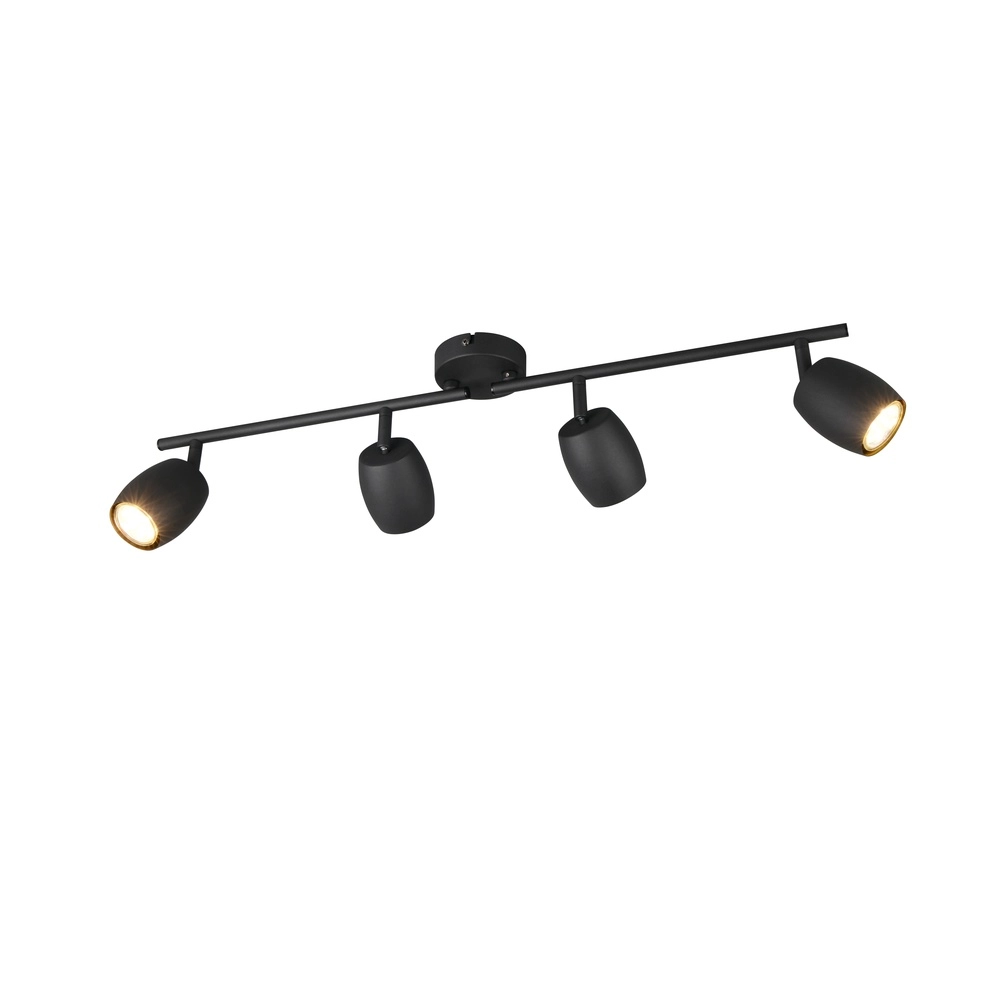 Plafonnier Nancy 4 lumières noir