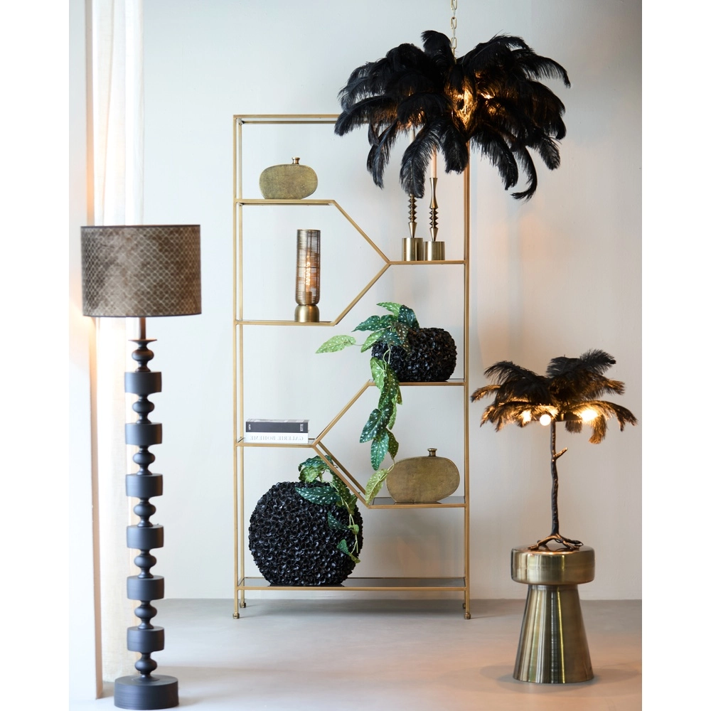 Lampe de table Lezuza Ø bronze de 11 cm Light & Living 8717807659882