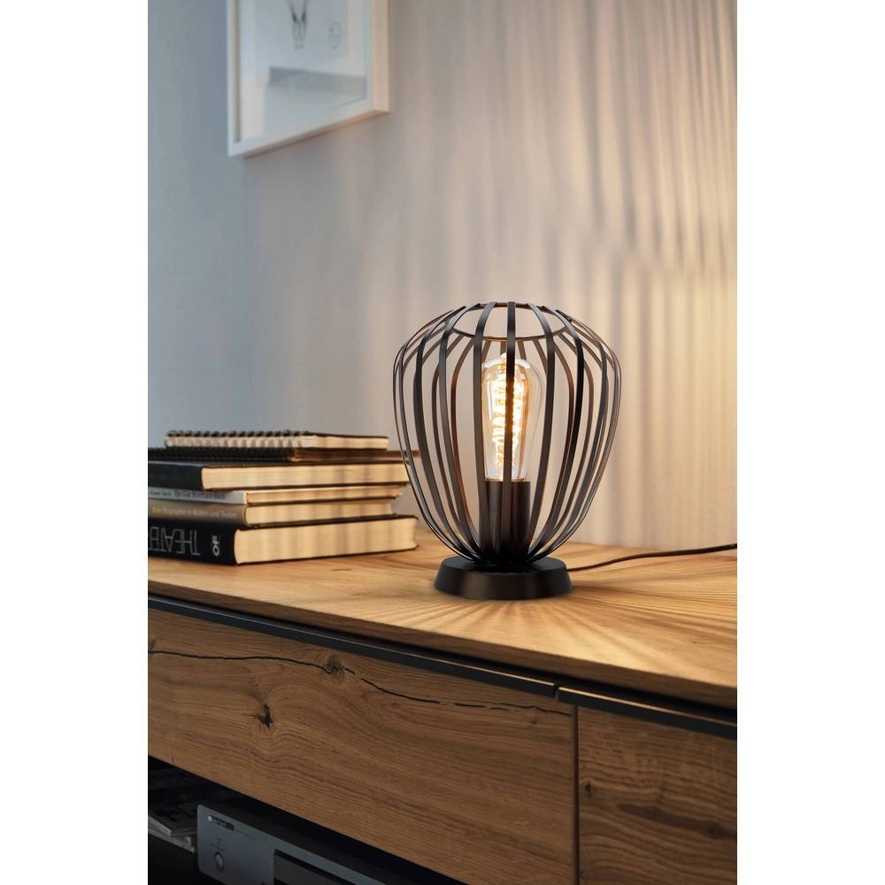 Lampe de table en bronze Espinal Ø 19,5cm - 1x E27 Eglo 9008606312603