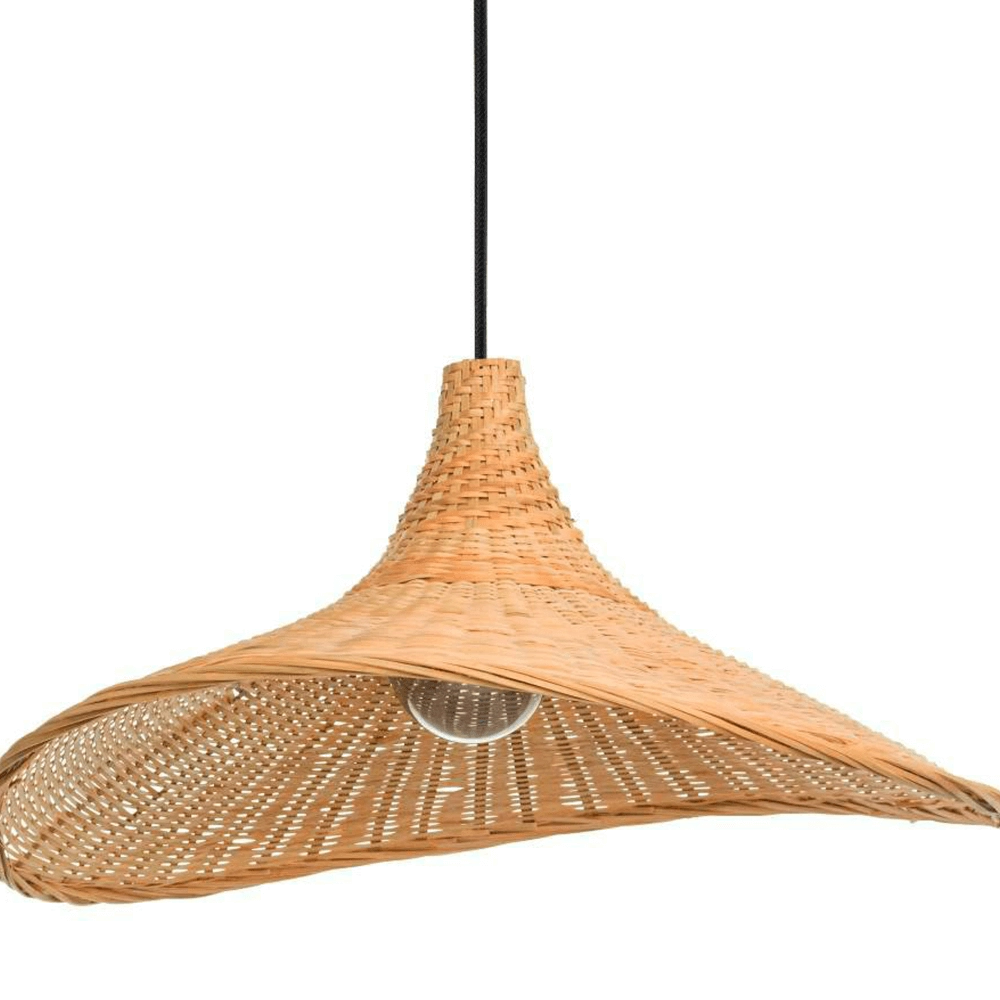 Lampe suspendue en osier Haxey Ø 50 cm Eglo 9002759438692